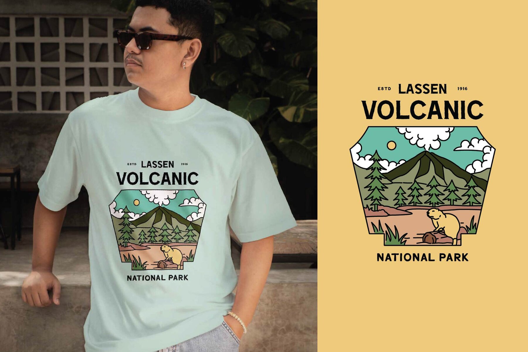 National Park Vintage Illustration 5