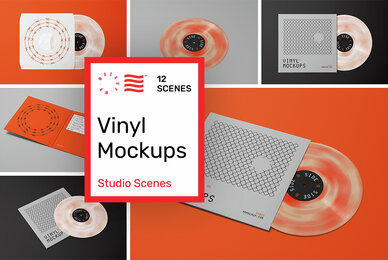 Vinyl Mockups   Studio Scenes