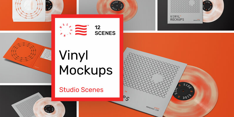 Vinyl Mockups   Studio Scenes
