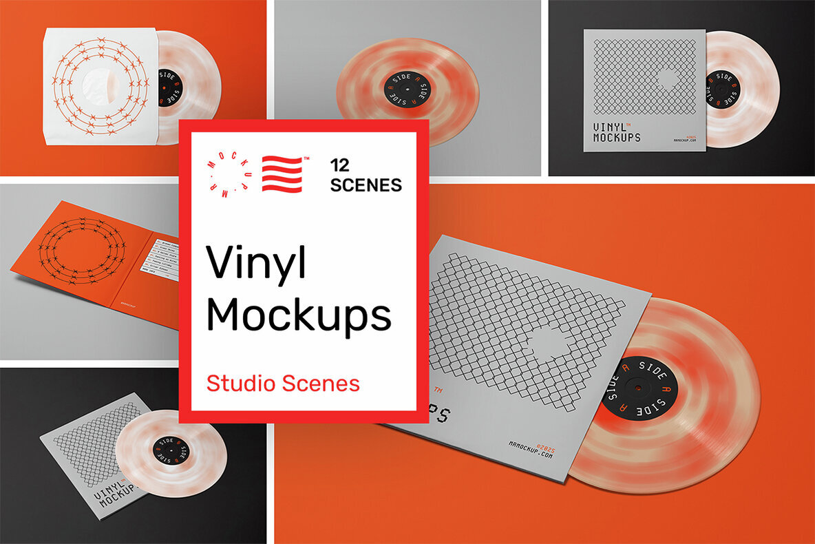 Vinyl Mockups   Studio Scenes 1