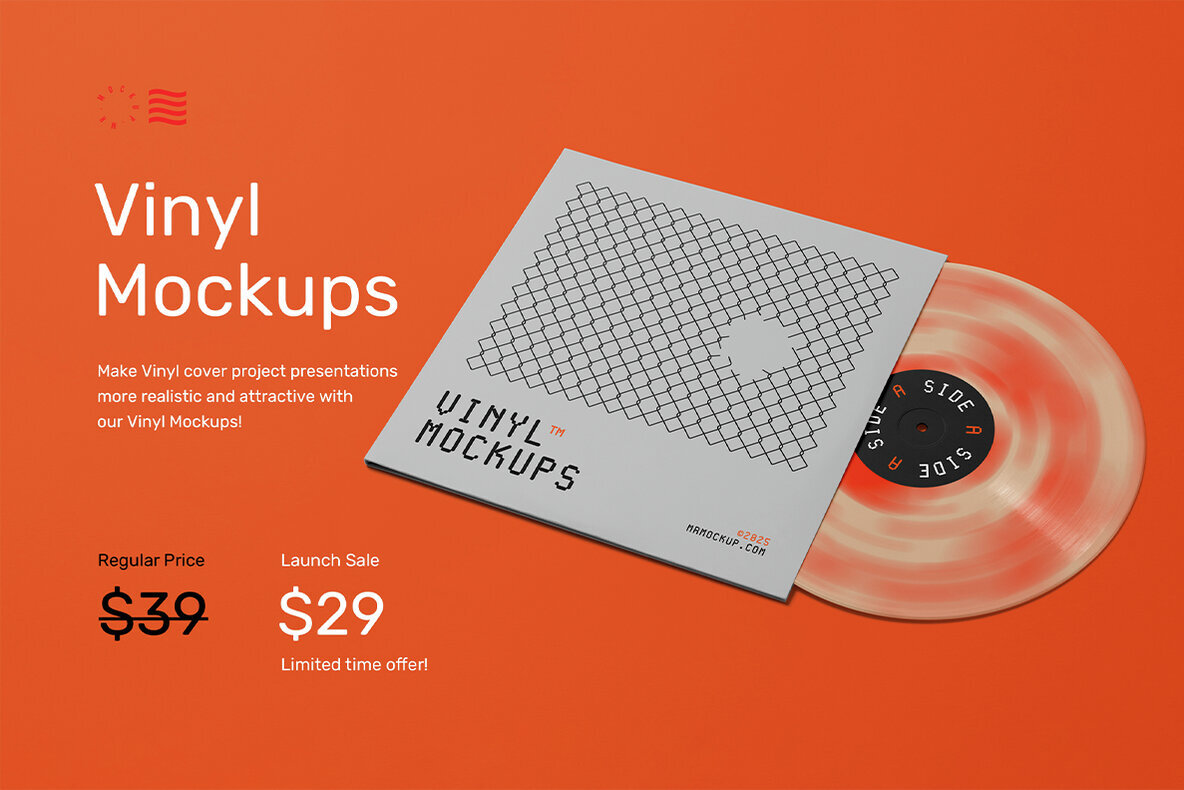 Vinyl Mockups   Studio Scenes 2