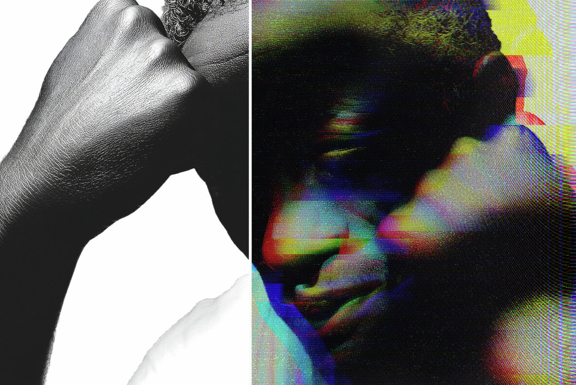 Digital Broken Screen Photo Effect 5