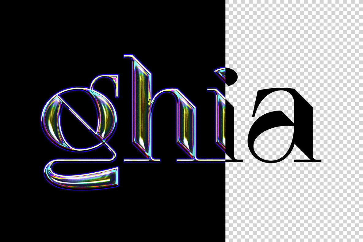 Iridescent Summer Chrome Effect 4