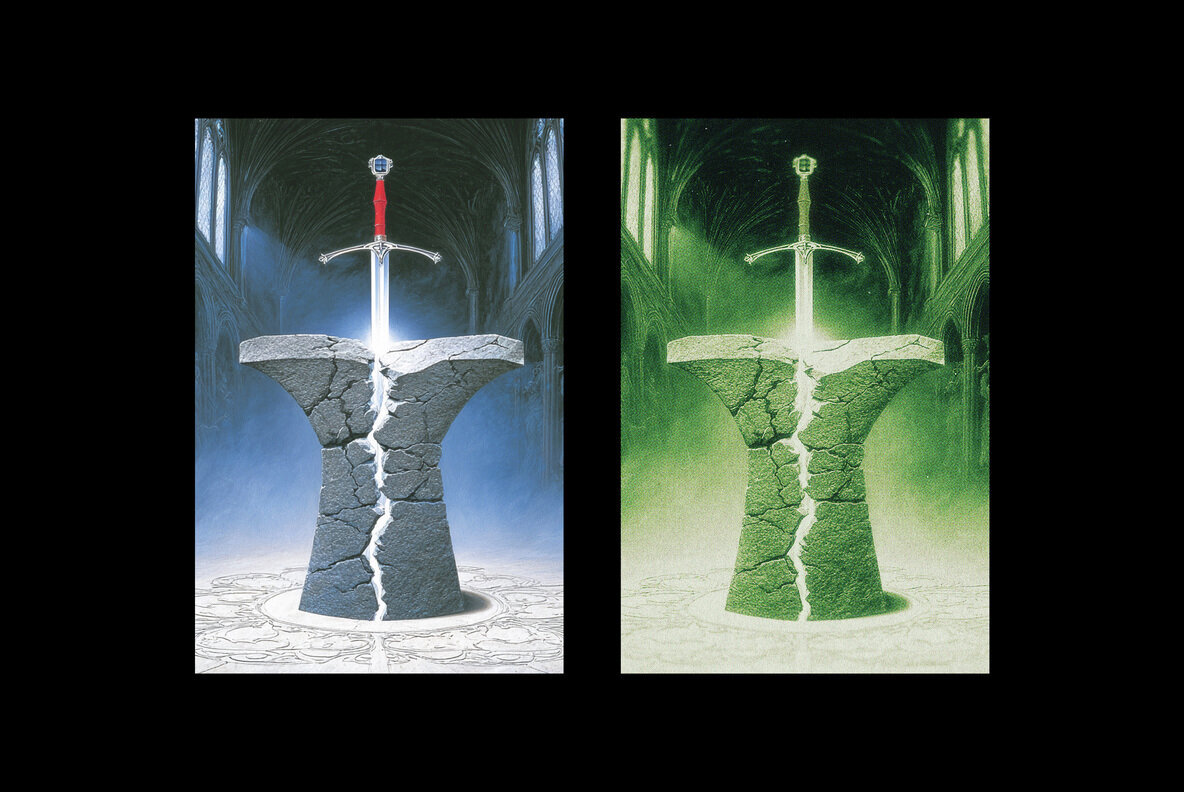 Greenish Postcard Photo Effect 2