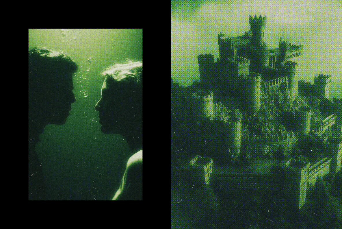 Greenish Postcard Photo Effect 4