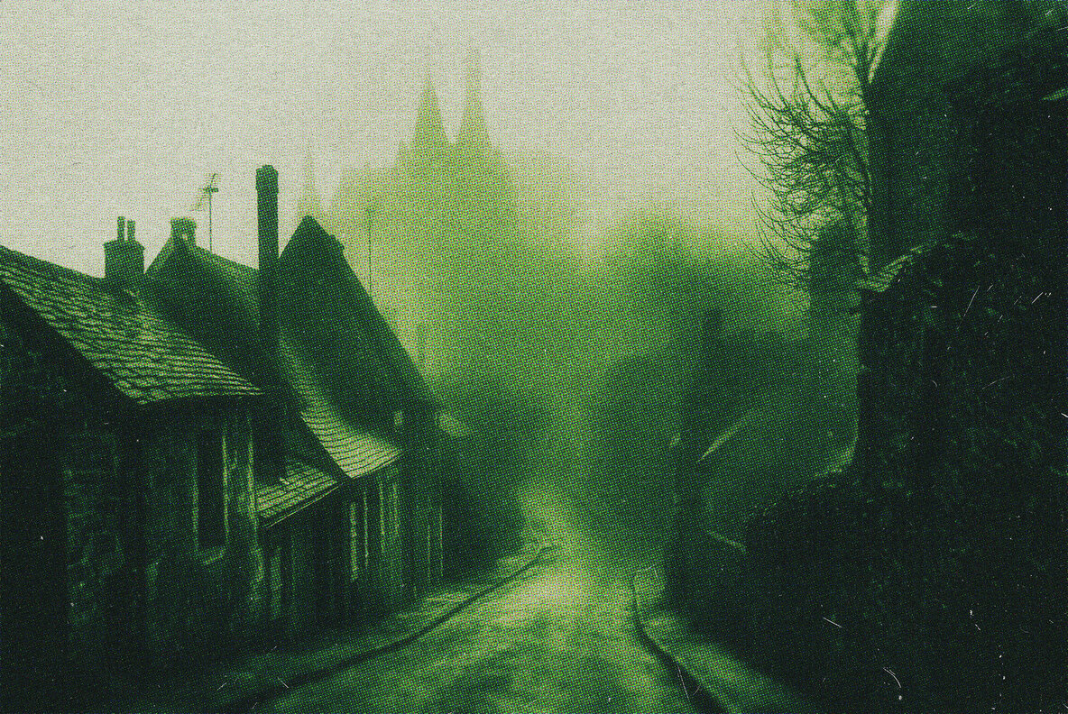 Greenish Postcard Photo Effect 7