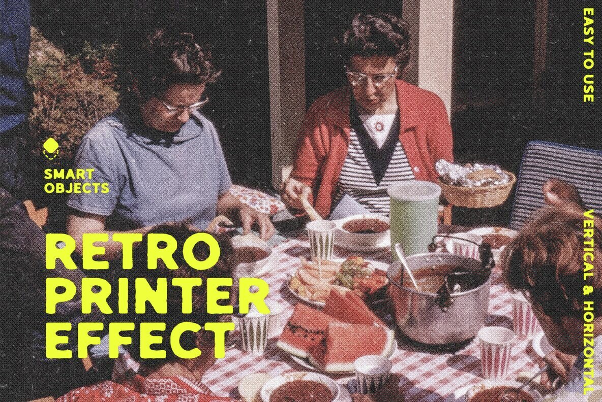 Retro Printer Photo Effect 1