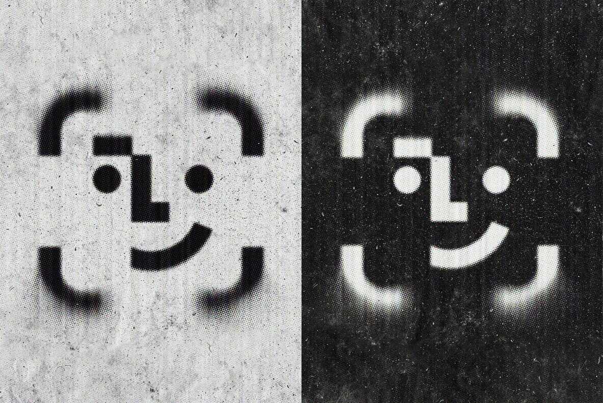 Grunge Halftone Paper Text Effect 2