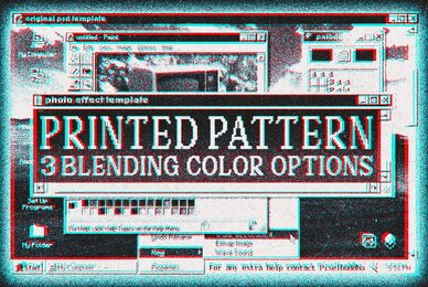 Printed Pattern Digital Effect