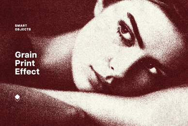 Grain Print Photo Effect