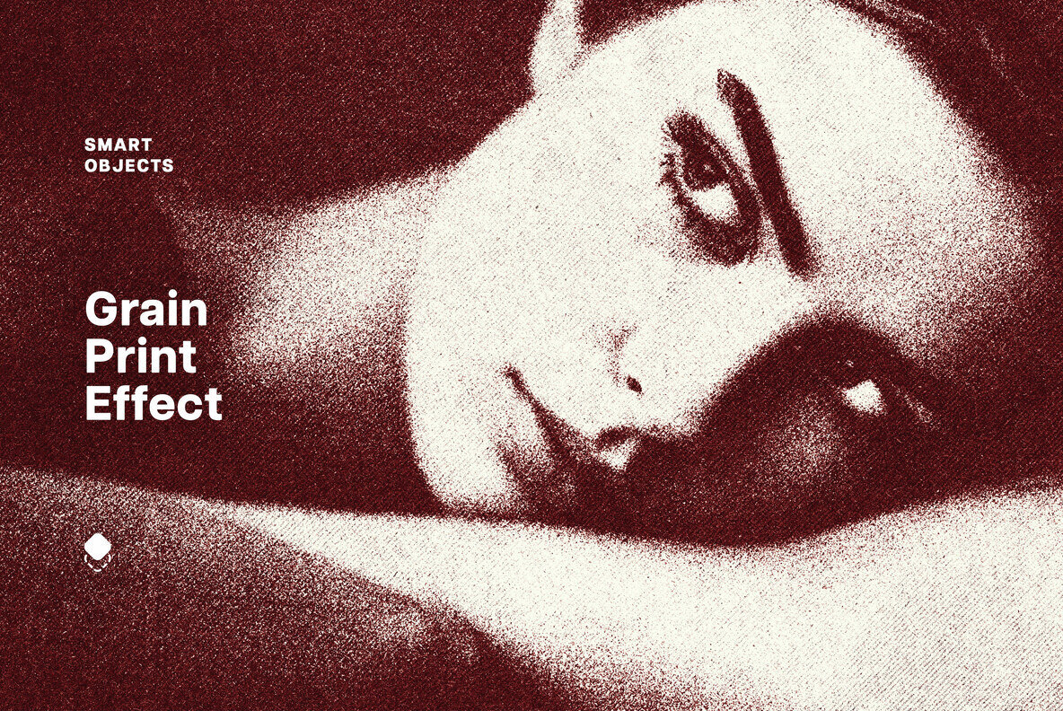 Grain Print Photo Effect 1