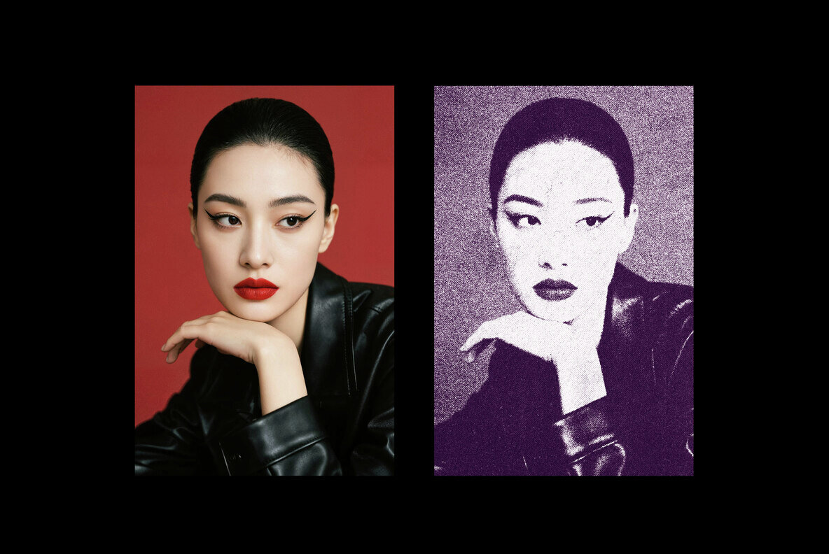 Grain Print Photo Effect 6