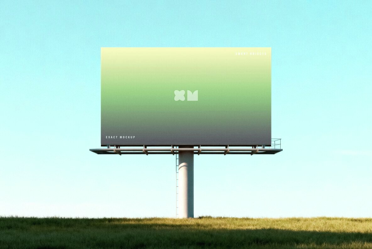 Minimalist Billboard Mockup 4
