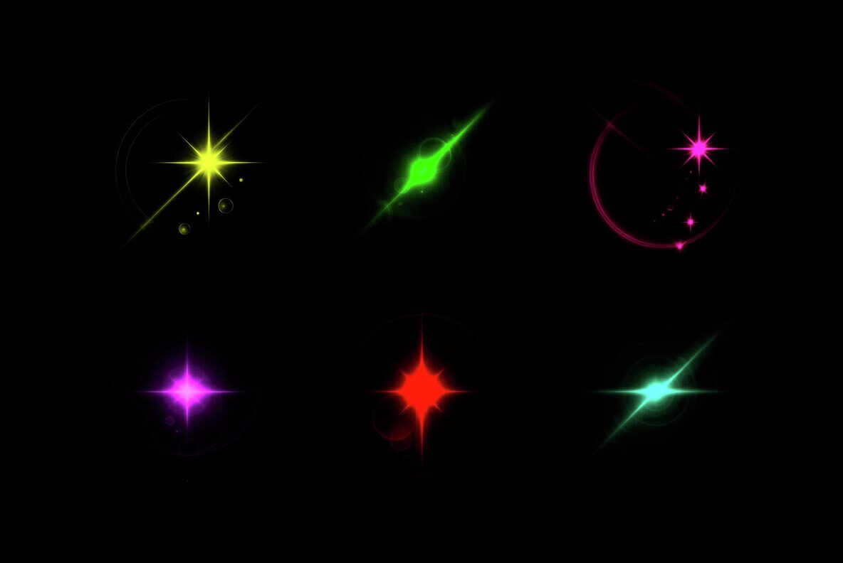 Lens Flare Overlays Collection 6