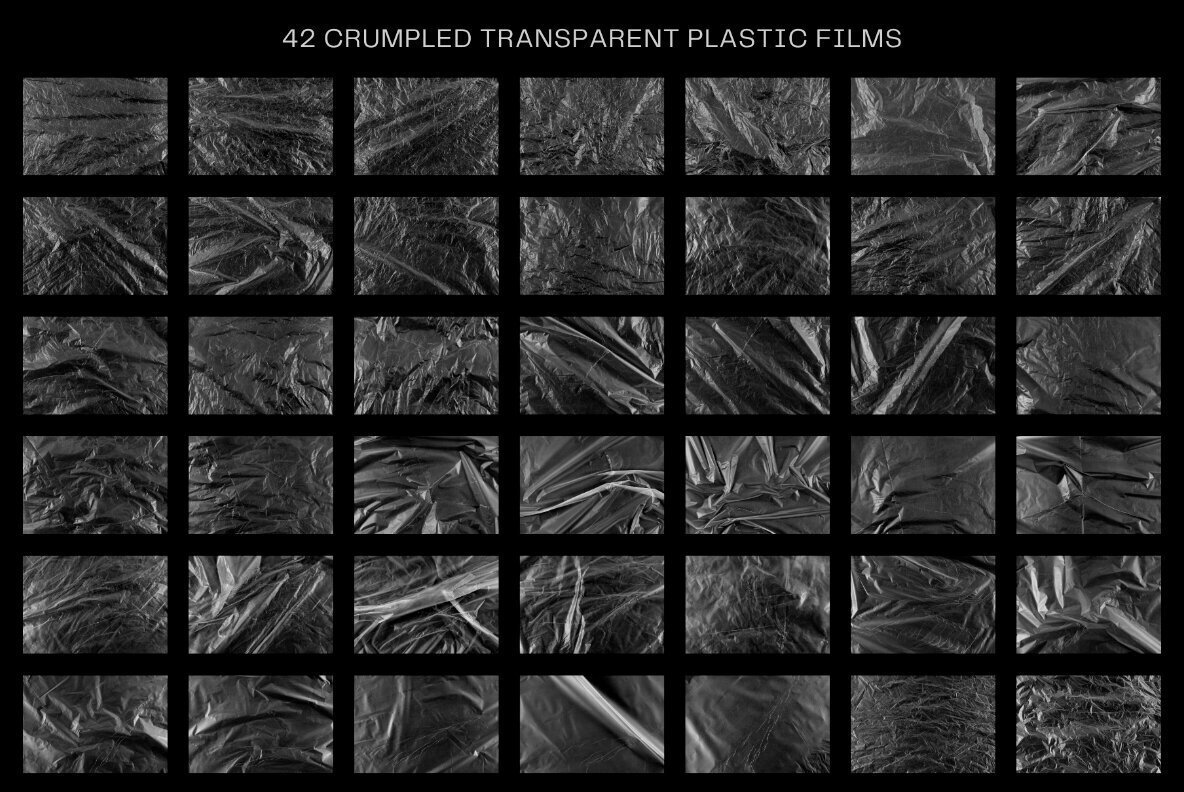 42 Transparent Plastic Film Overlays 2