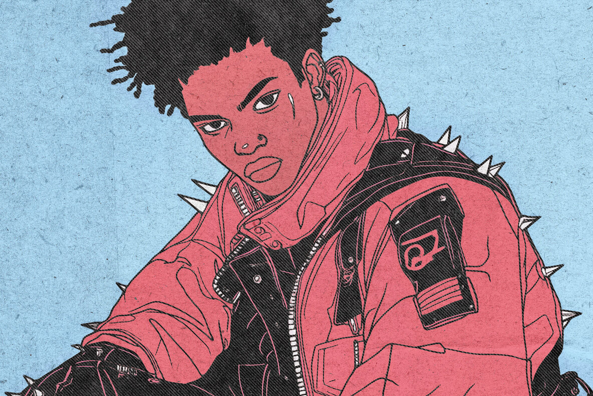 Line Halftone Print Photo Effect 3