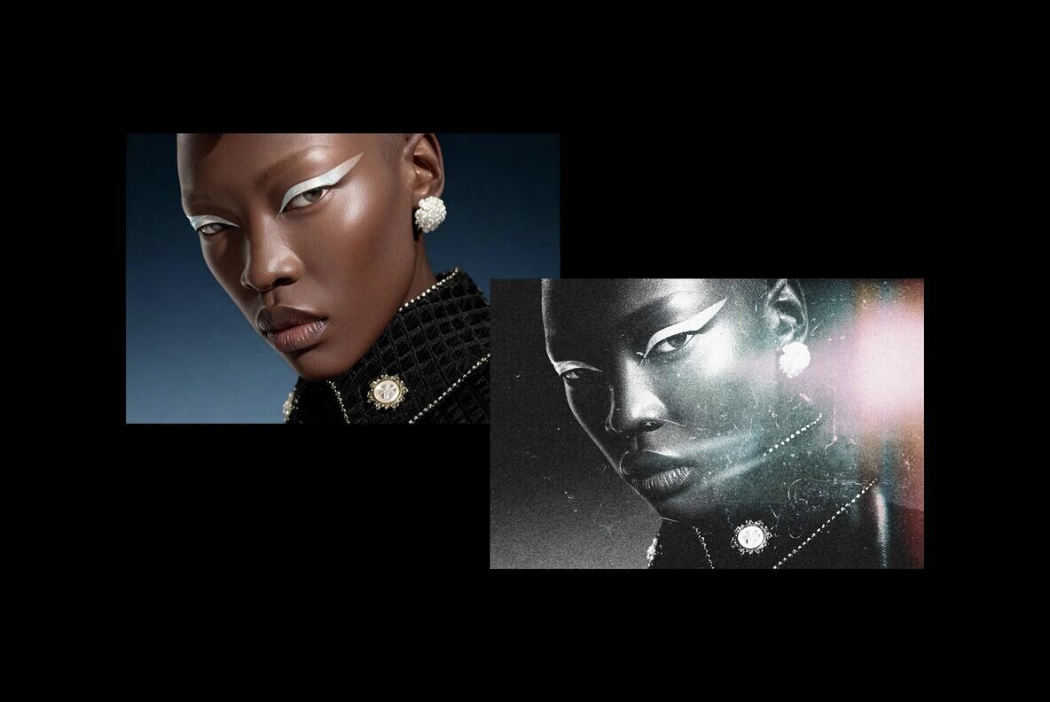 Grunge Risoprint Photo Effect 2