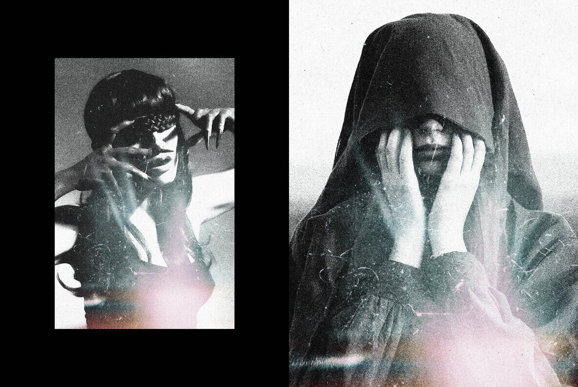 Grunge Risoprint Photo Effect 4