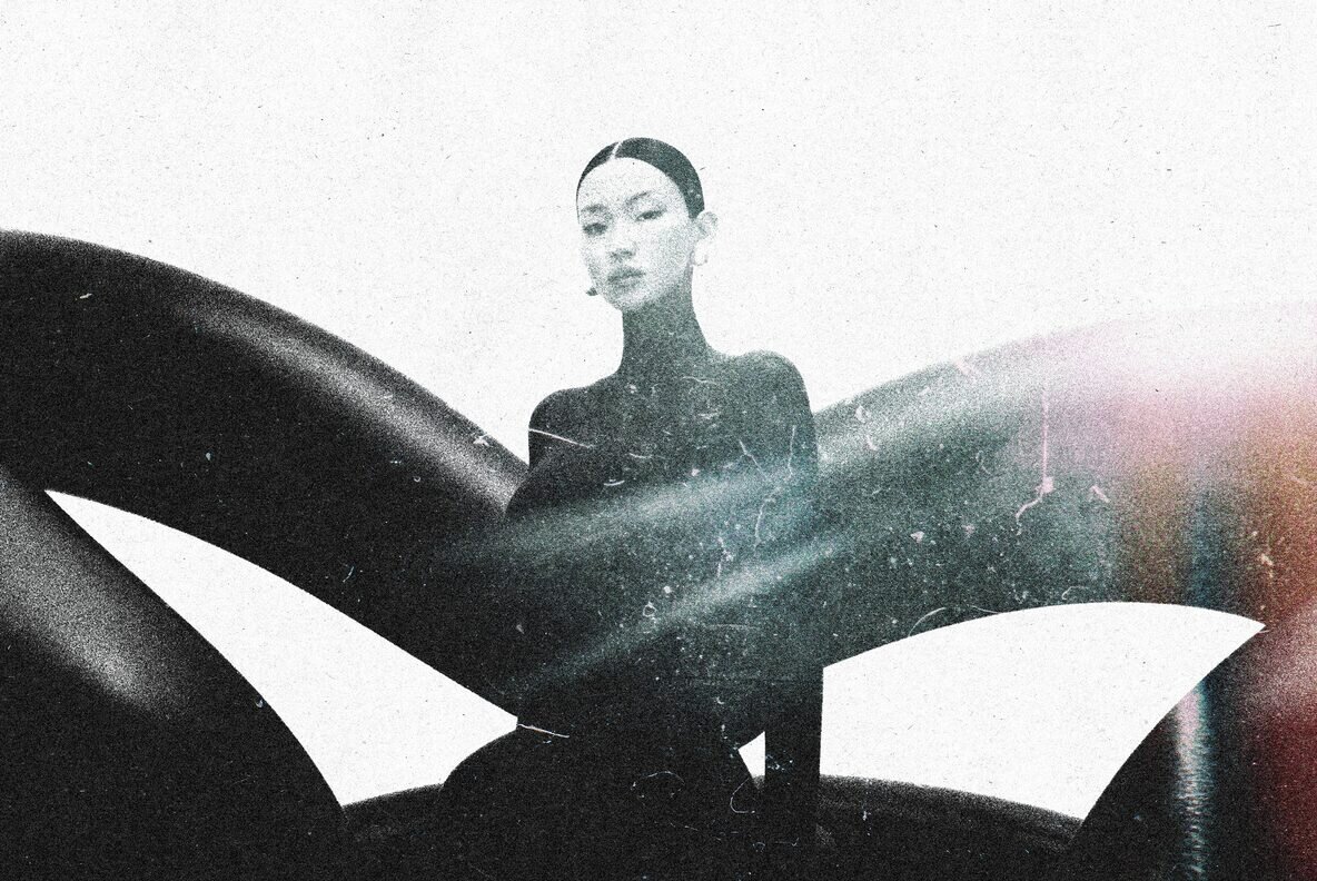 Grunge Risoprint Photo Effect 5