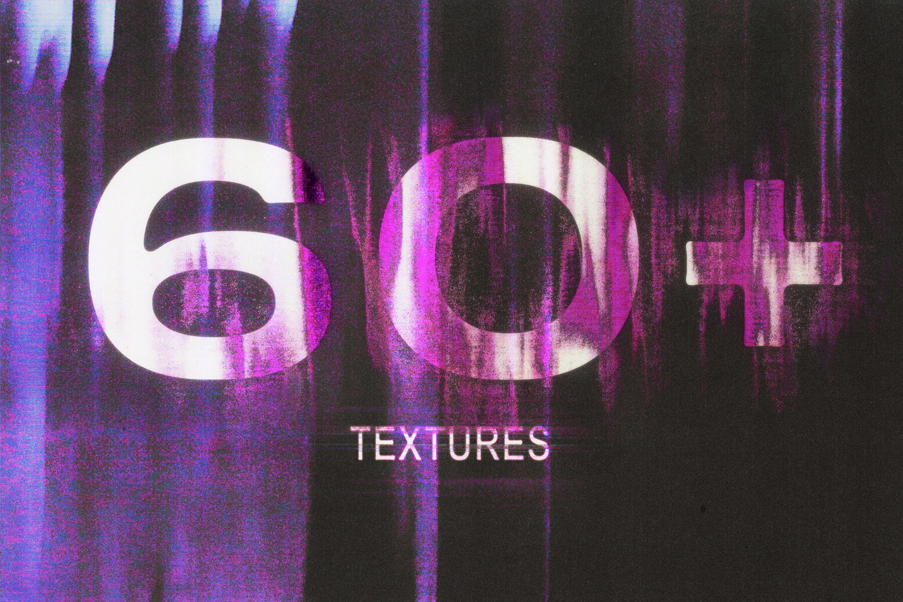 Glitched Print Texture Pack 3