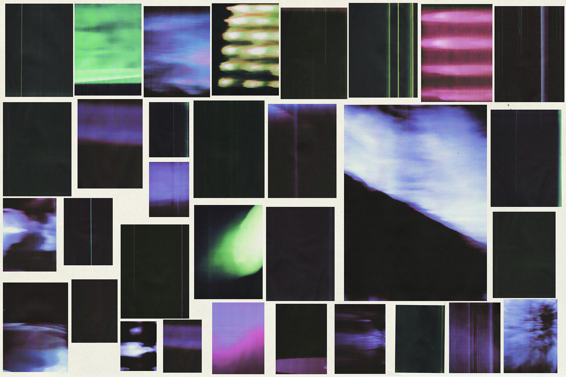 Glitched Print Texture Pack 7