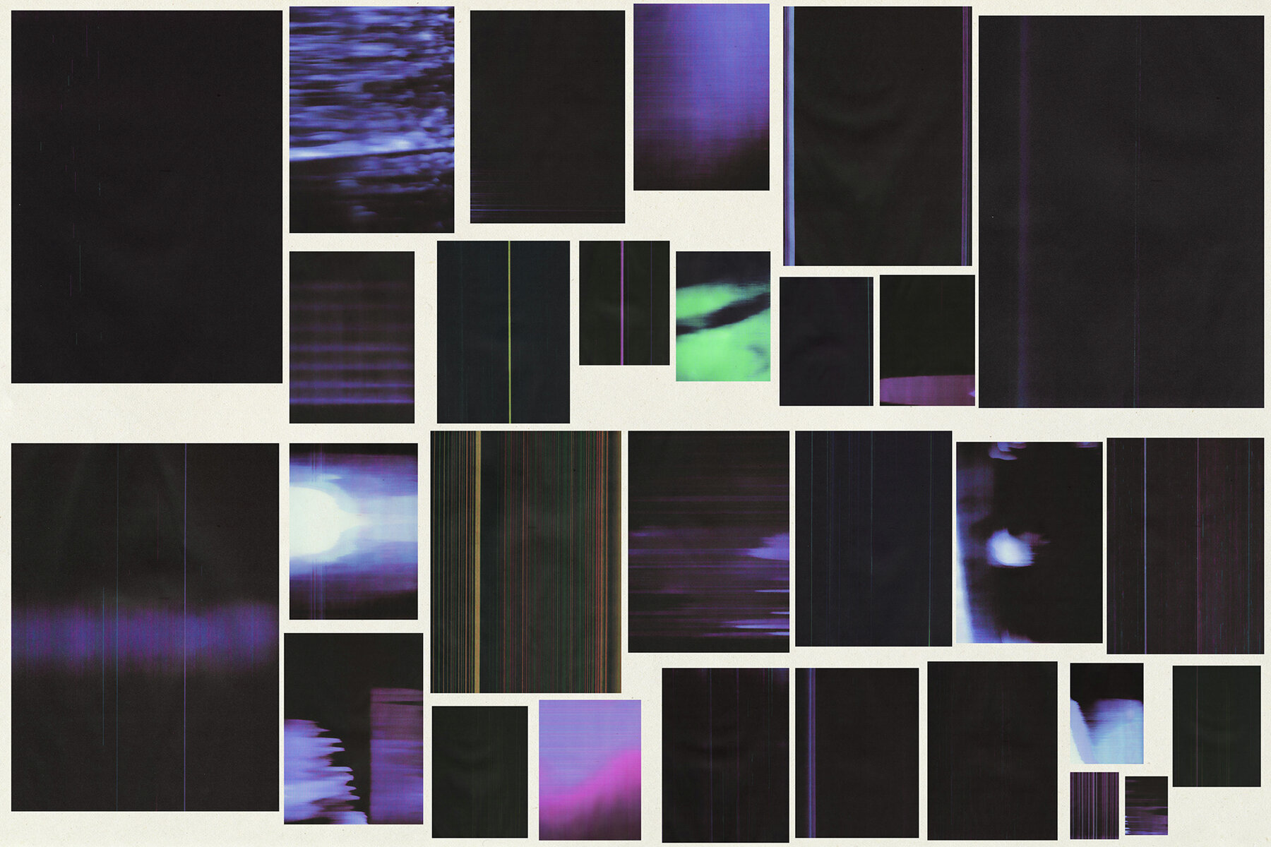 Glitched Print Texture Pack 9