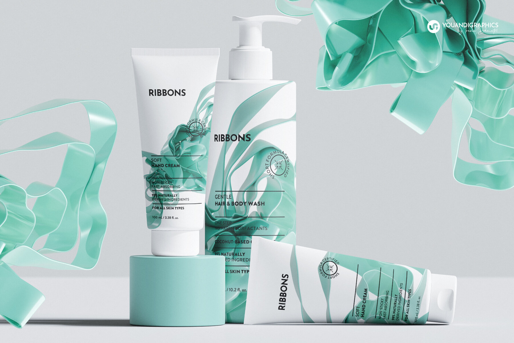 Ribbons Abstract 3d Elements 5