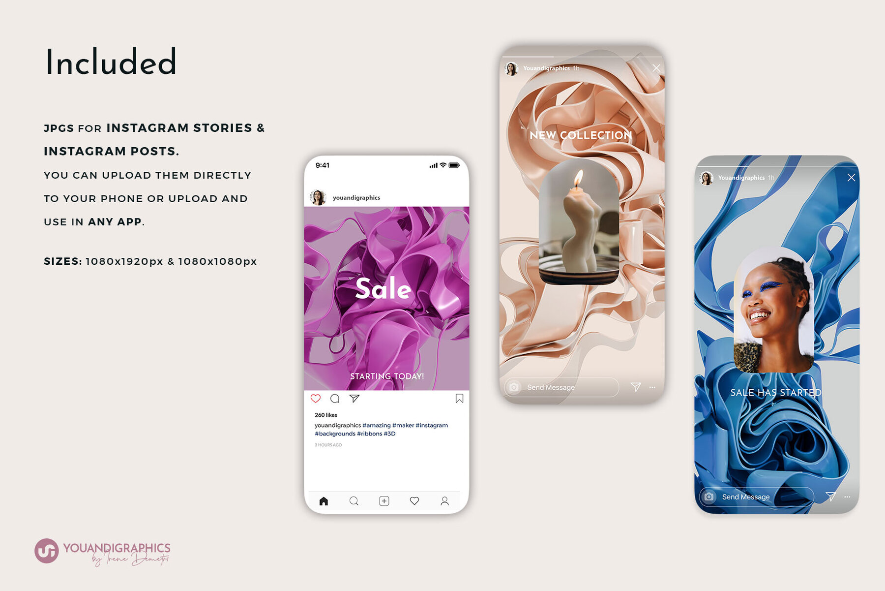 Ribbons Abstract 3d Elements 8