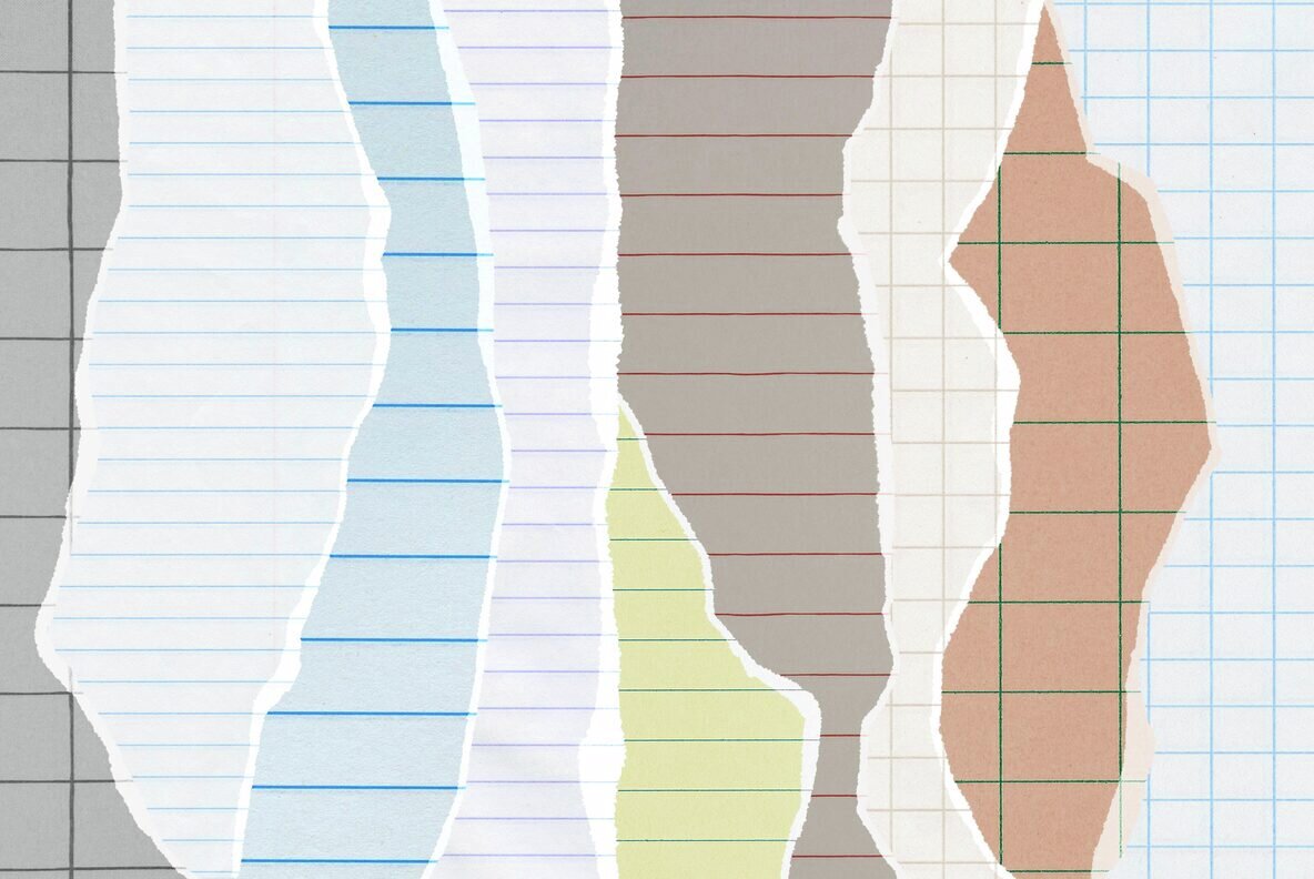 Assorted Ripped Paper Elements 7