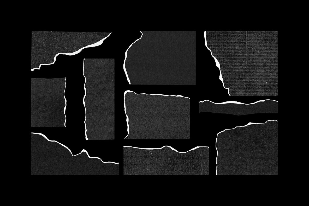 Assorted Ripped Paper Elements 10