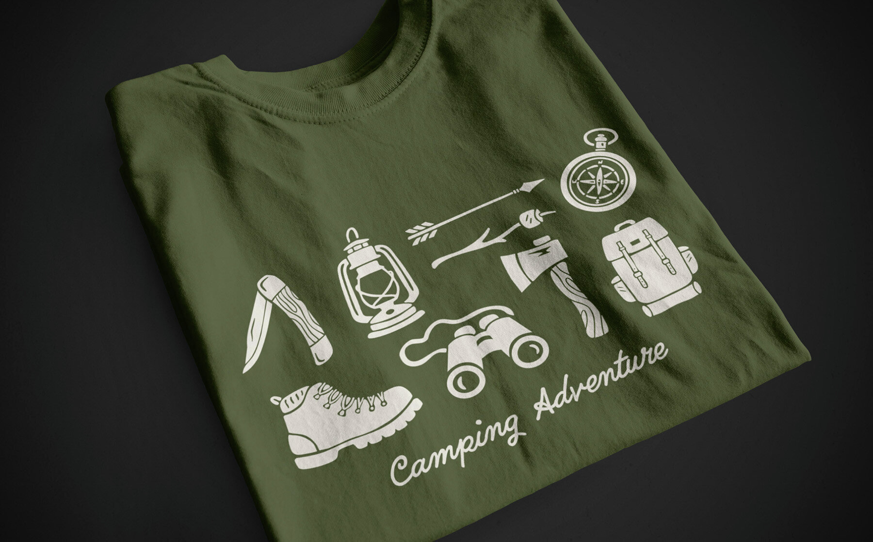 Camping Adventure Graphic Set 3
