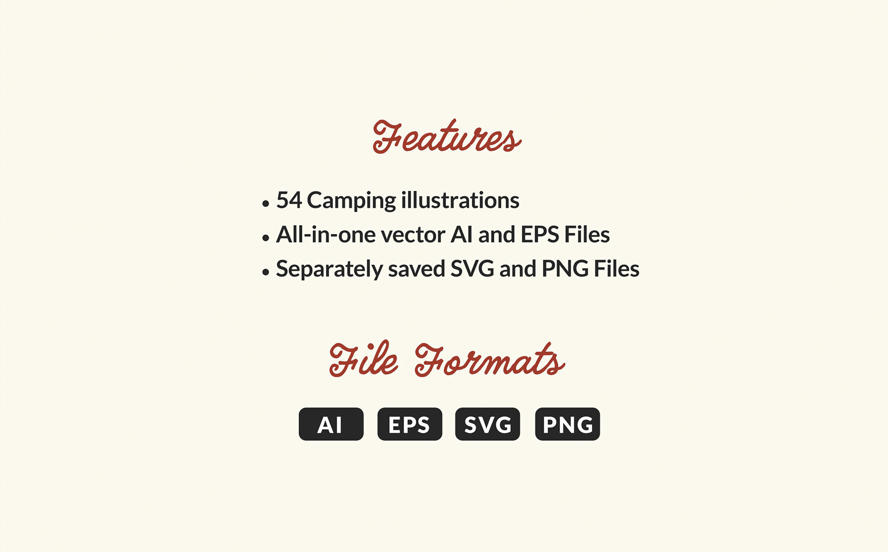 Camping Adventure Graphic Set 7