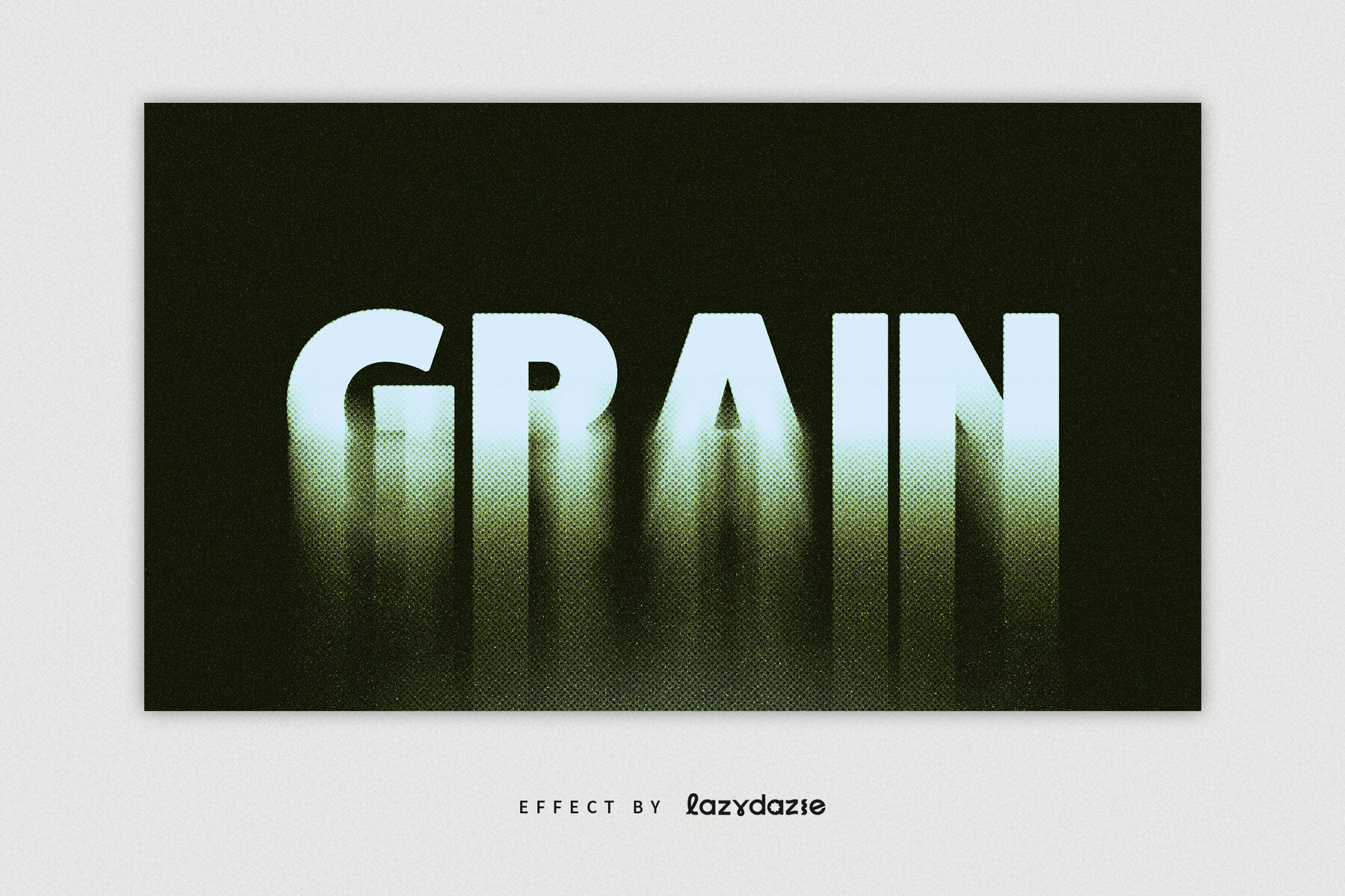 Dissolving Halftone Text Effect Mockup 2