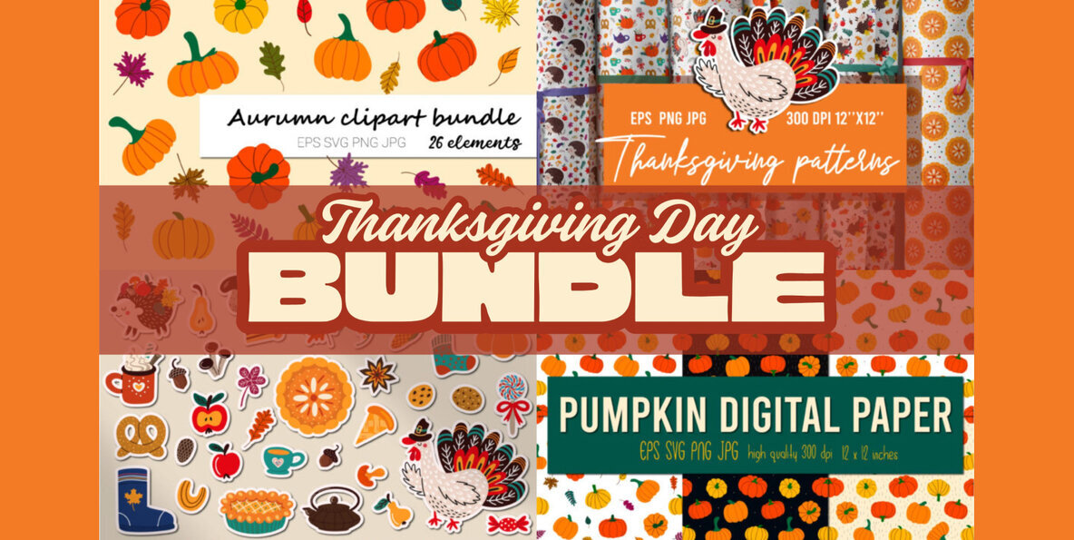 Thanksgiving Day Patterns   Cliparts 1