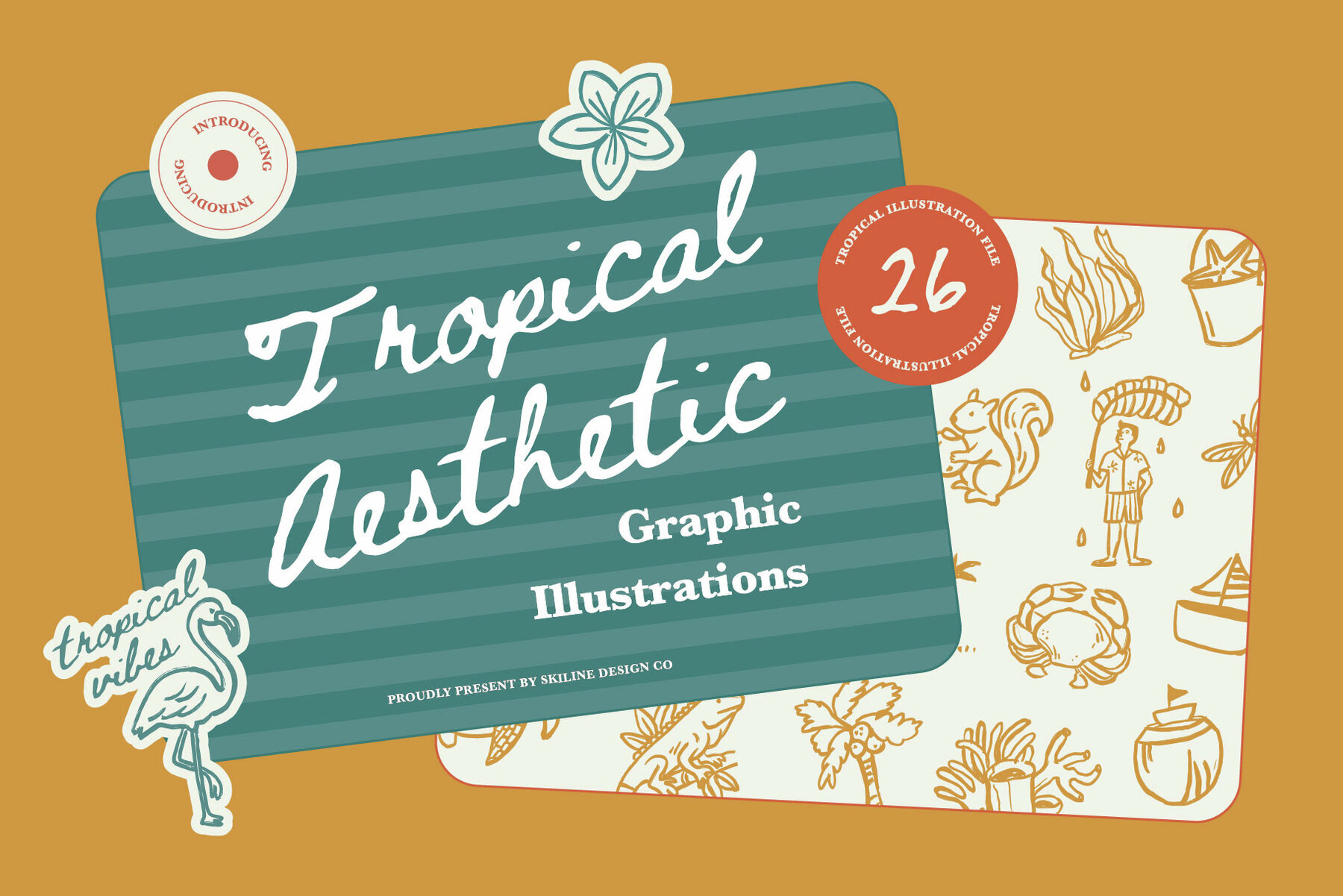 Tropical Aesthetic Illustration 1