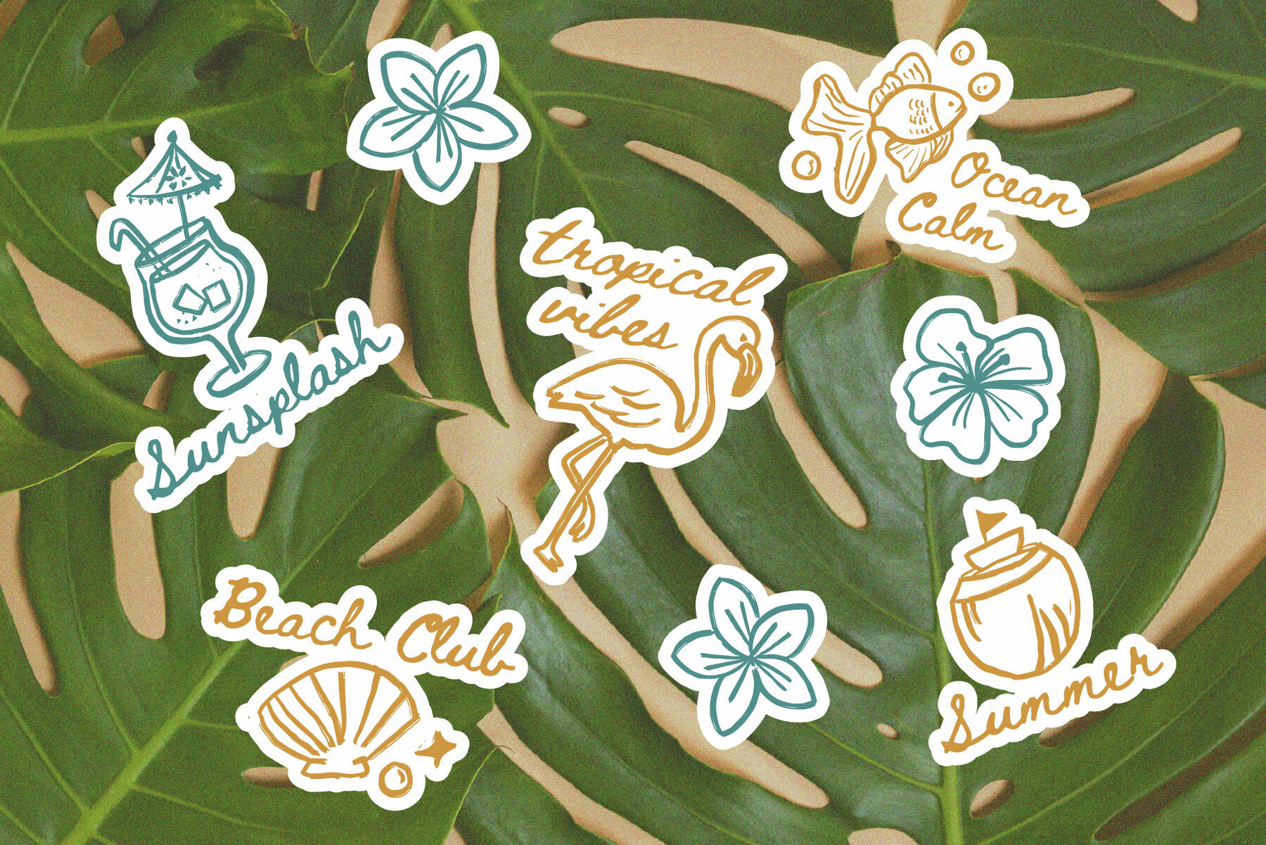 Tropical Aesthetic Illustration 2