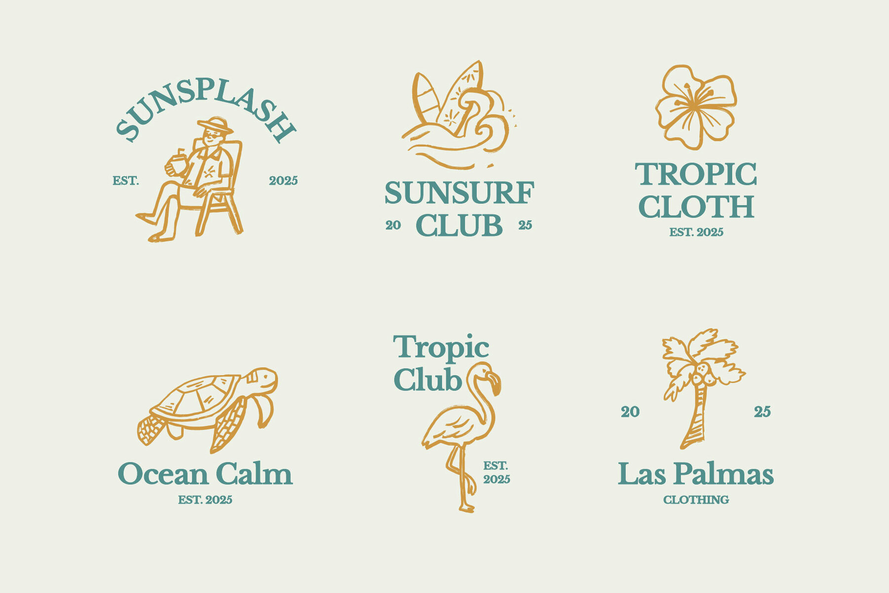 Tropical Aesthetic Illustration 11