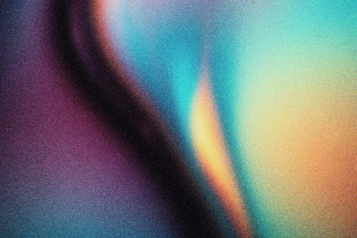 Dark Iridescent Grainy Gradients 4