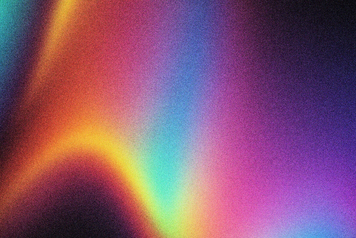 Dark Iridescent Grainy Gradients 6