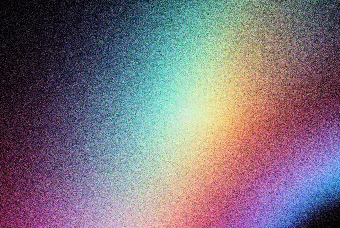 Dark Iridescent Grainy Gradients 7