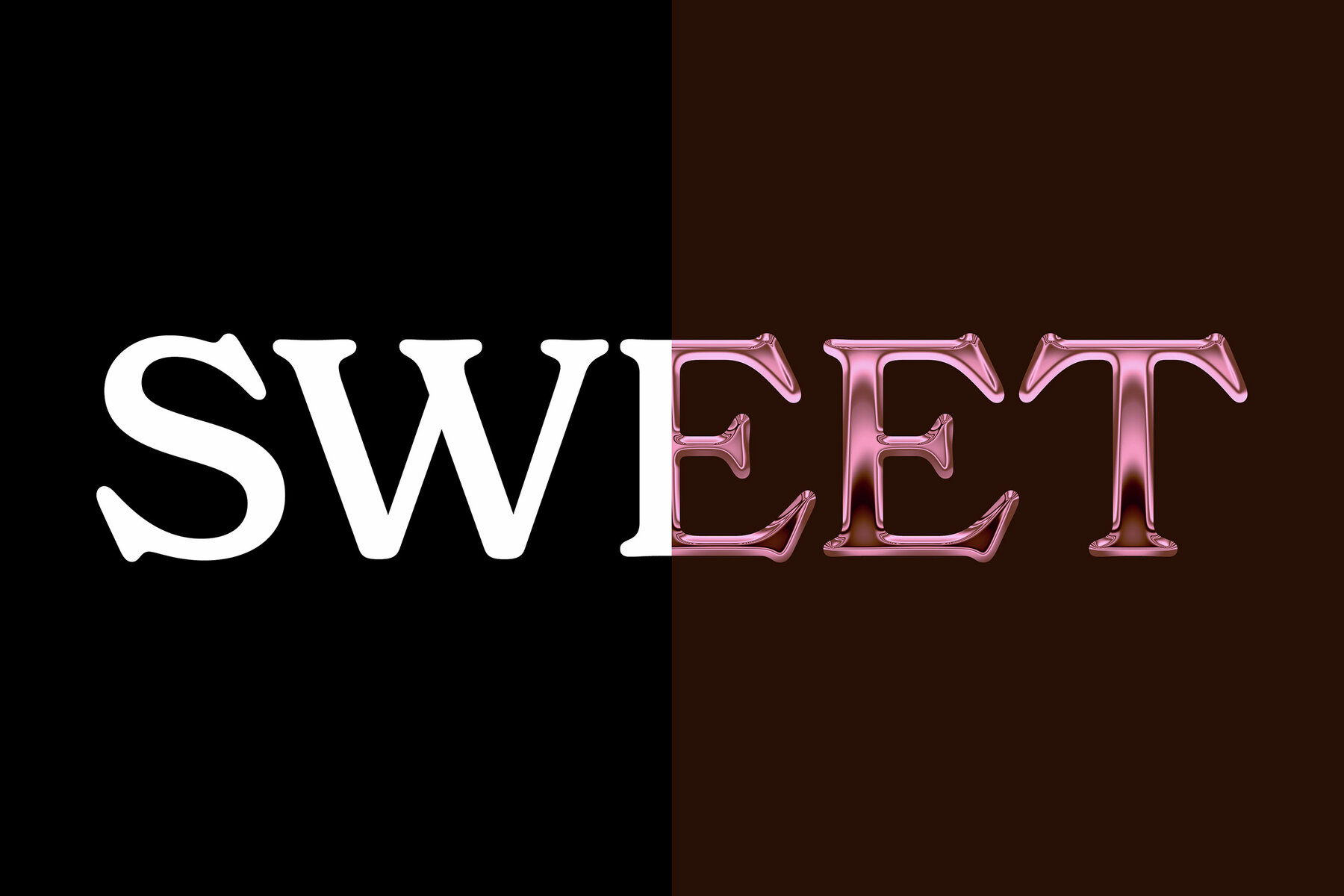 Rose Gold Metallic Text Effect Mockup 8