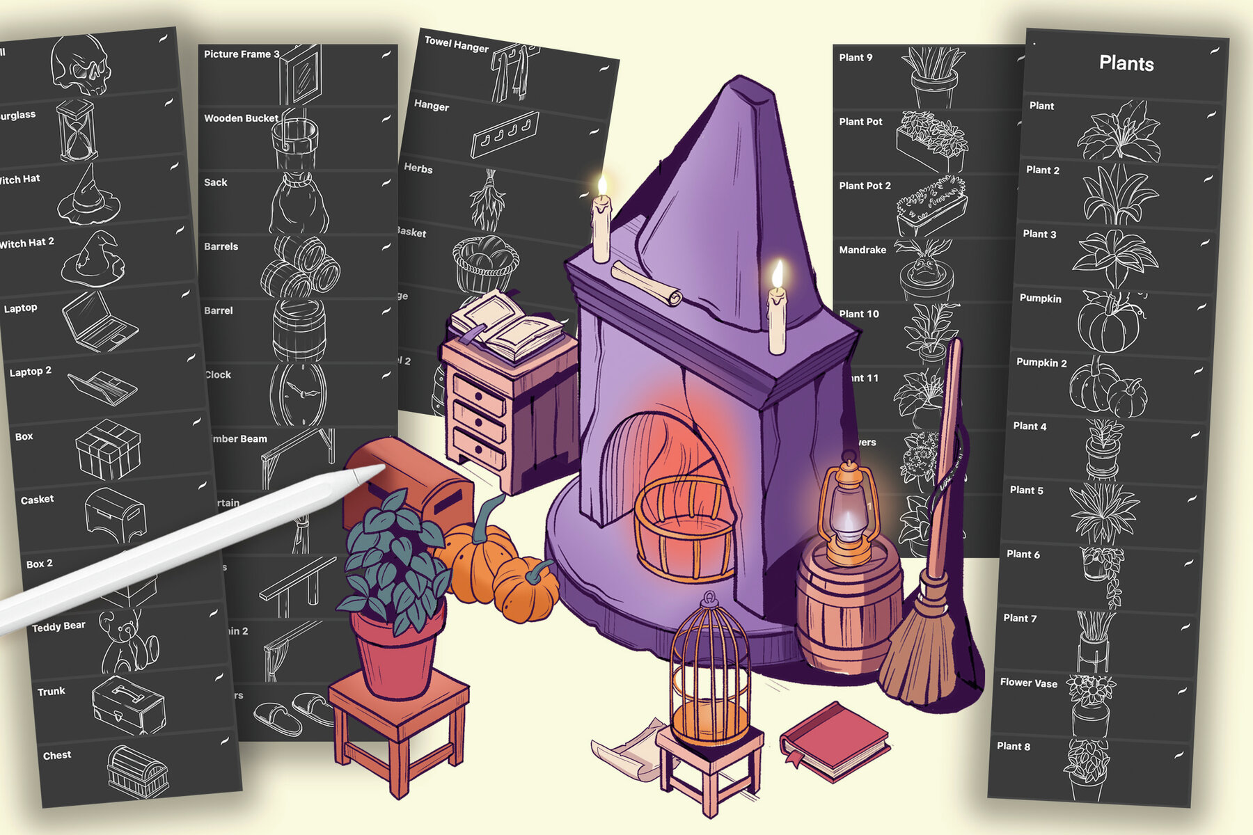 Isometric Interior Procreate Creator 6