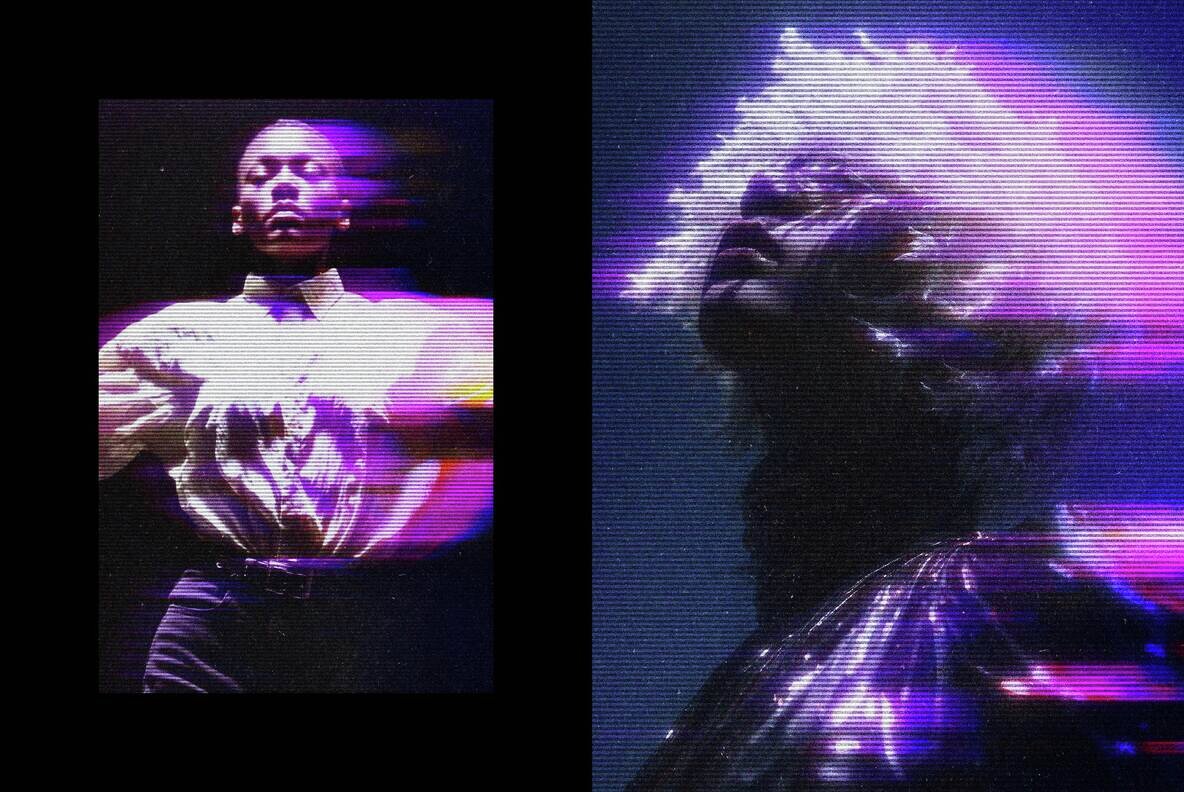 Blurry Lined Motion Photo Effect 4