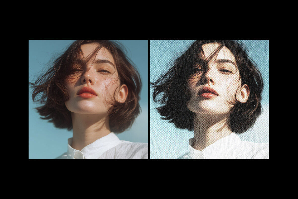 Old Print Photo Effect 2