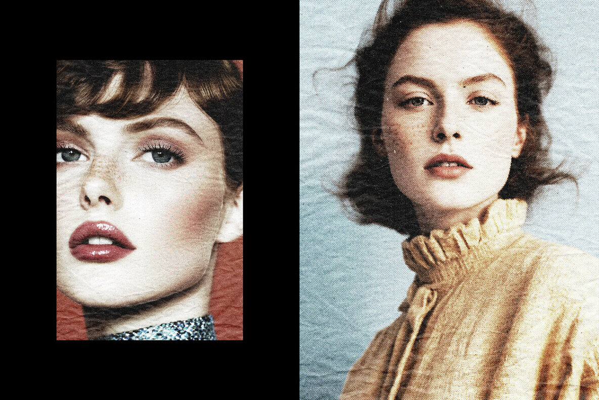 Old Print Photo Effect 4