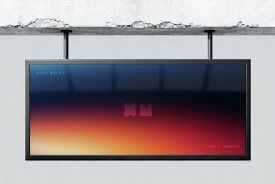 Minimalist Industrial Screen Mockup