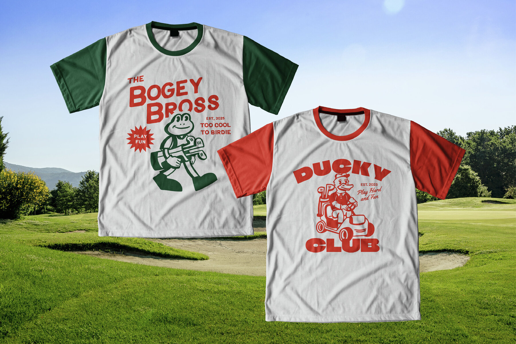 Retro Golf Graphic Collection 8