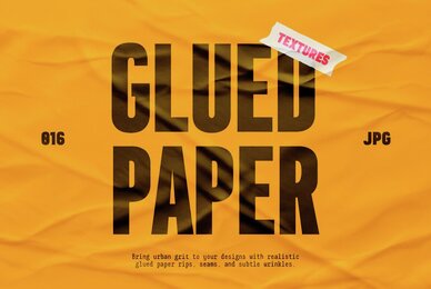 Glued Paper Textures Collection