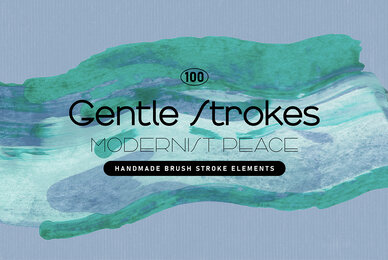 Gentle Strokes Abstract Elements