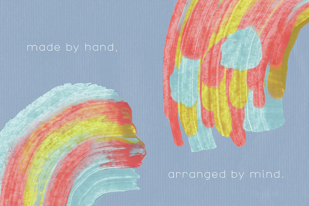 Gentle Strokes Abstract Elements 7